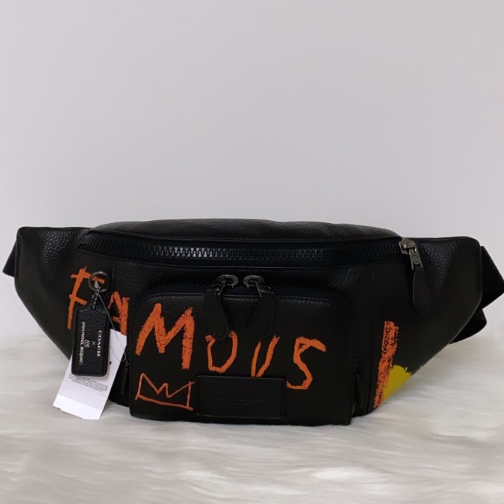 New💃Coach Coach X Jean Michel Basquiat Track Belt Bag - Picture 4 of 14